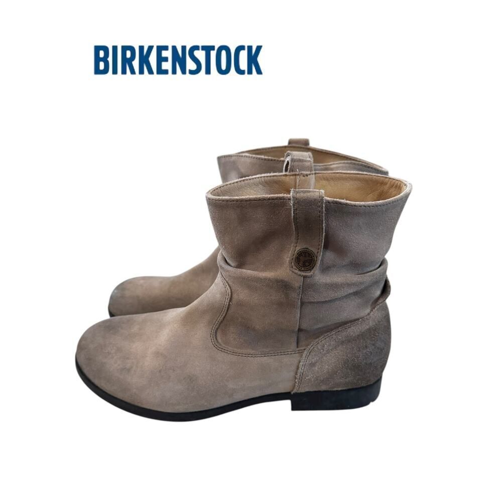 Birkenstock | Sarina Waxed Suede Slouchy Ankle Boot Booties 39 8 8.5
